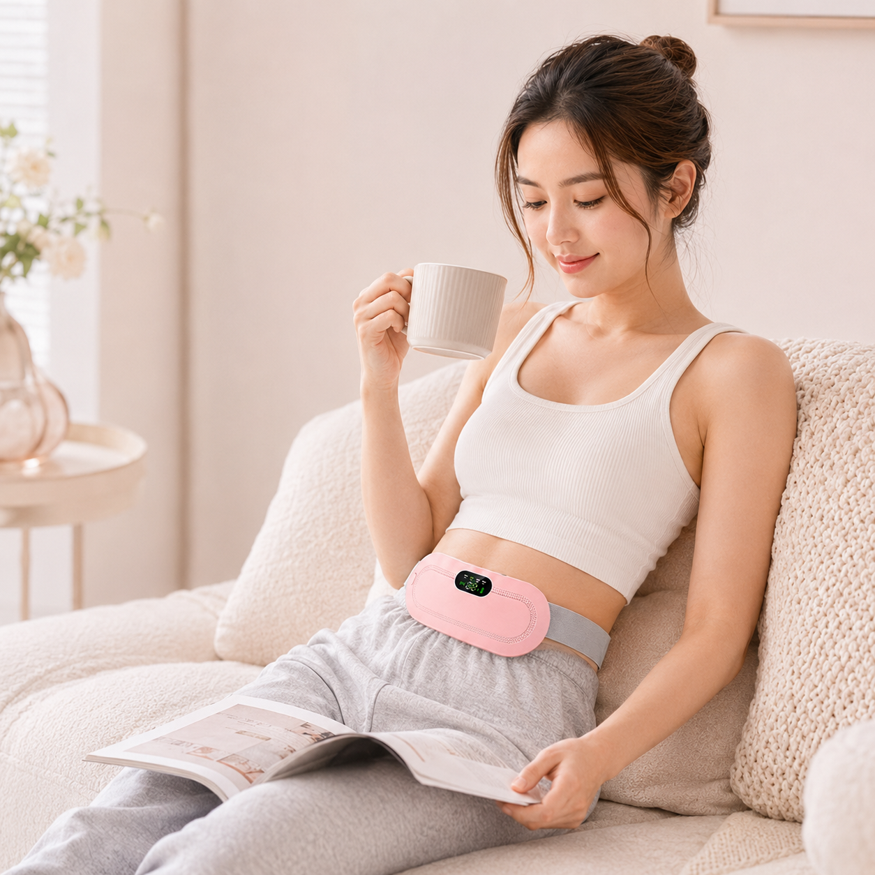 LunaWarm™ Menstrual Comfort Heat & Massage Belt