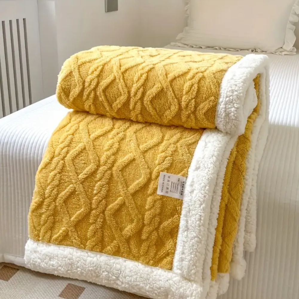 CozyCalm Sherpa Blanket™ Super Soft, Double-Layered & Ultra Warm