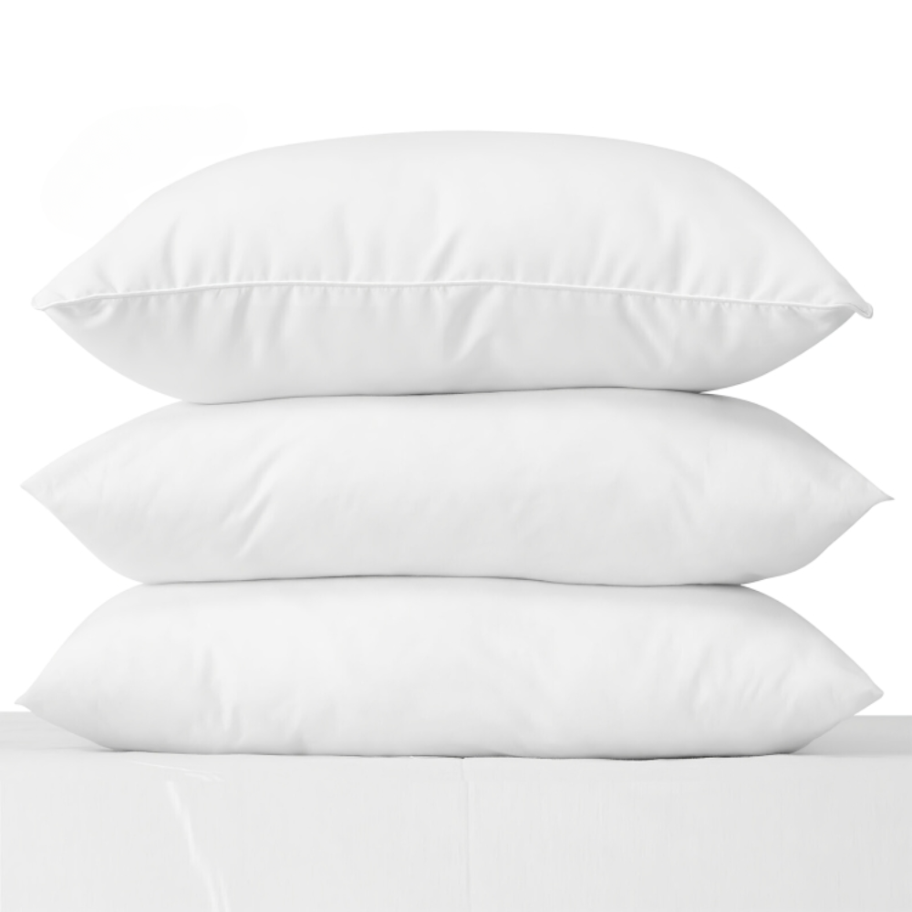 Premium Duck Feather Down Pillows - Twin Pack