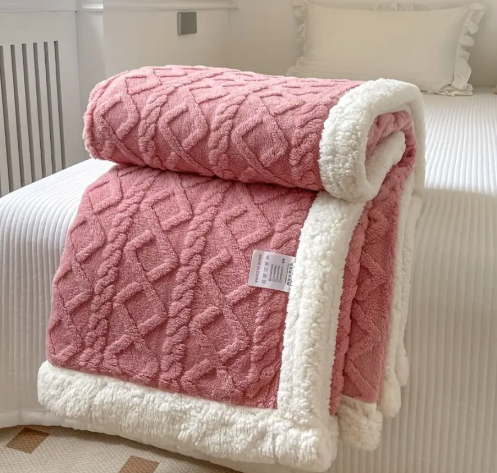 CozyCalm Sherpa Blanket™ Super Soft, Double-Layered & Ultra Warm
