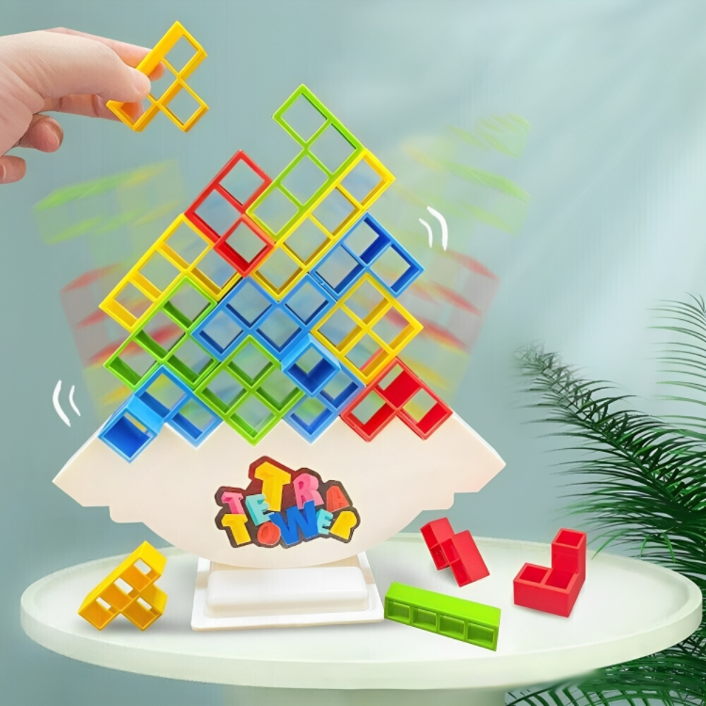 Tetra Tower Balance Game For Kids & Adults