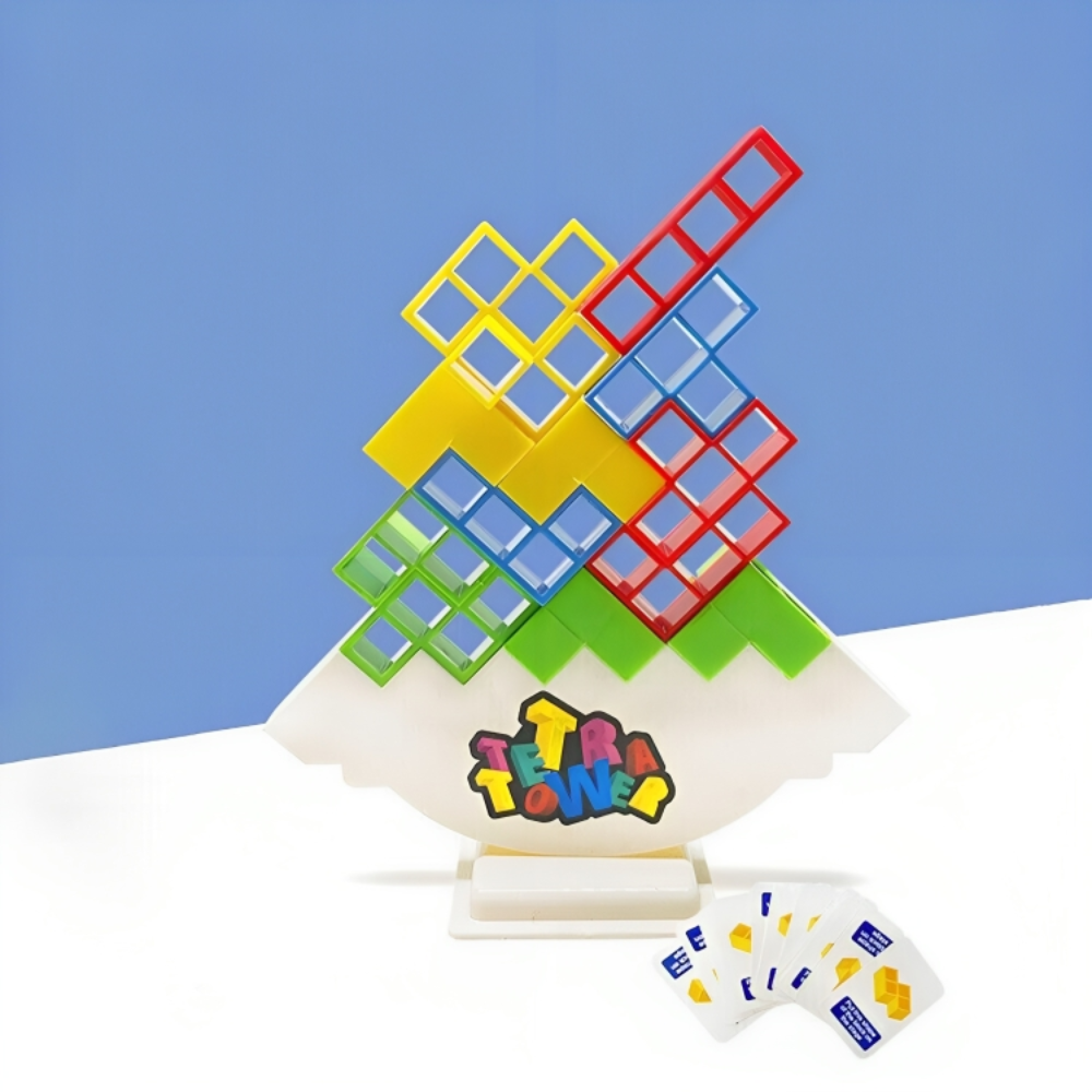 Tetra Tower Balance Game For Kids & Adults