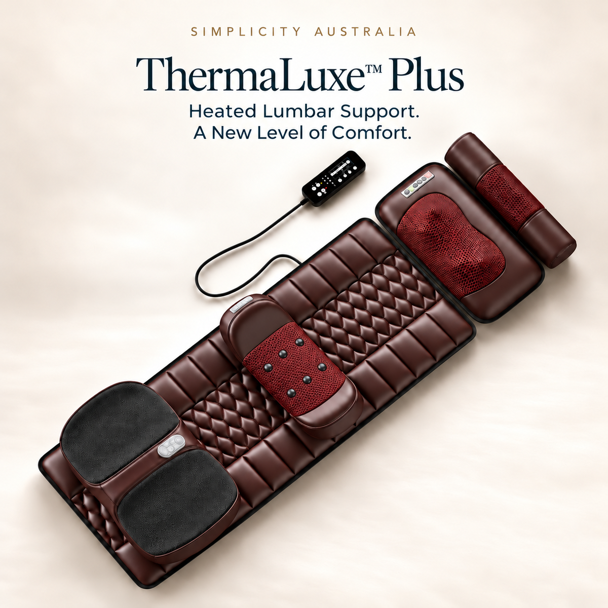 ThermaLuxe™ Full-Body Heat & Massage Mat