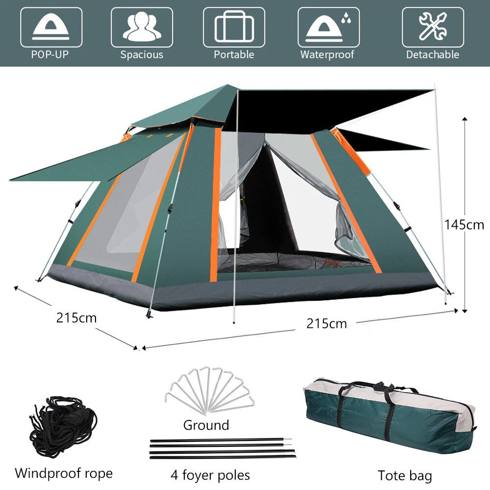 Instant Family Camping Tent | Automatic