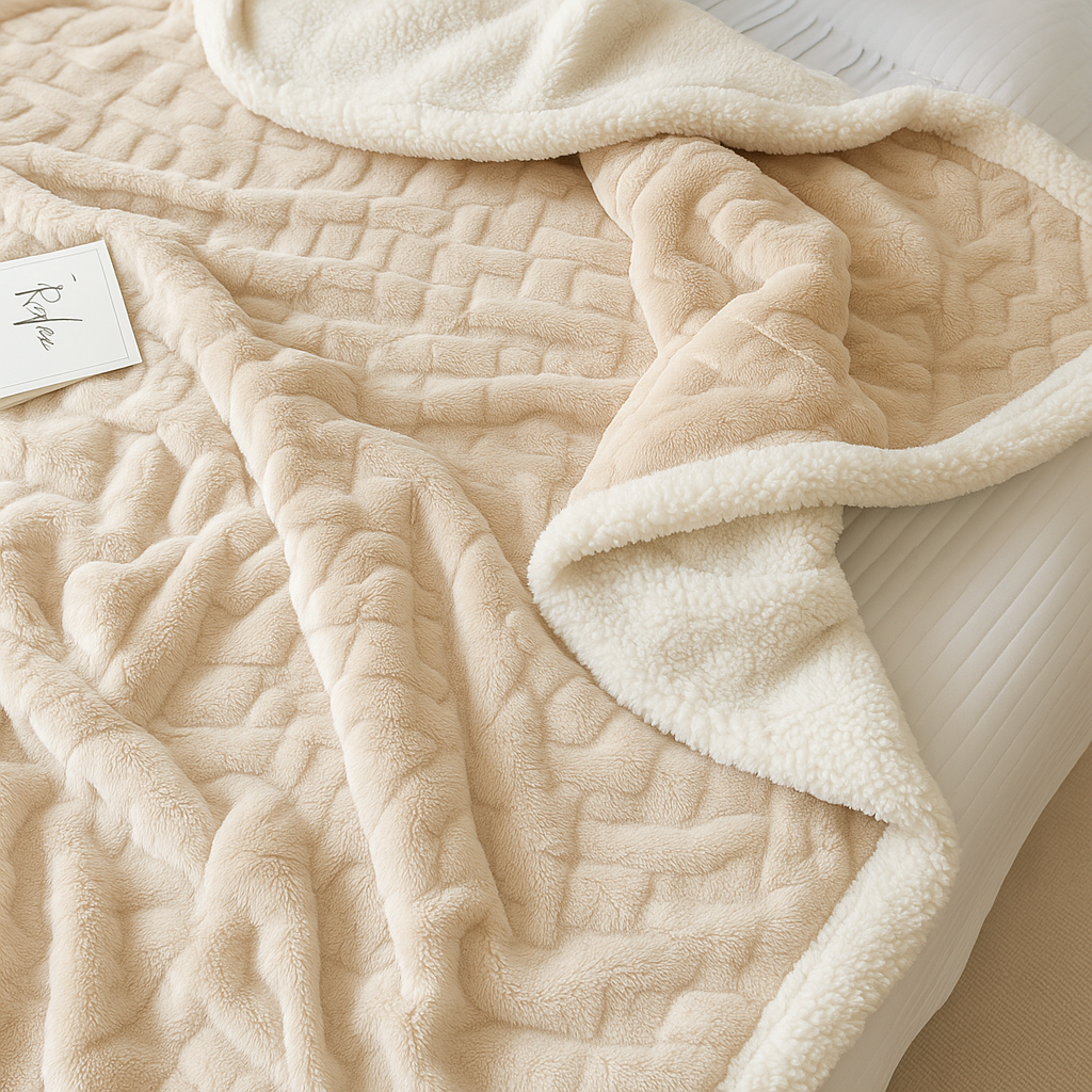 CozyCalm Sherpa Blanket™ Super Soft, Double-Layered &amp; Ultra Warm