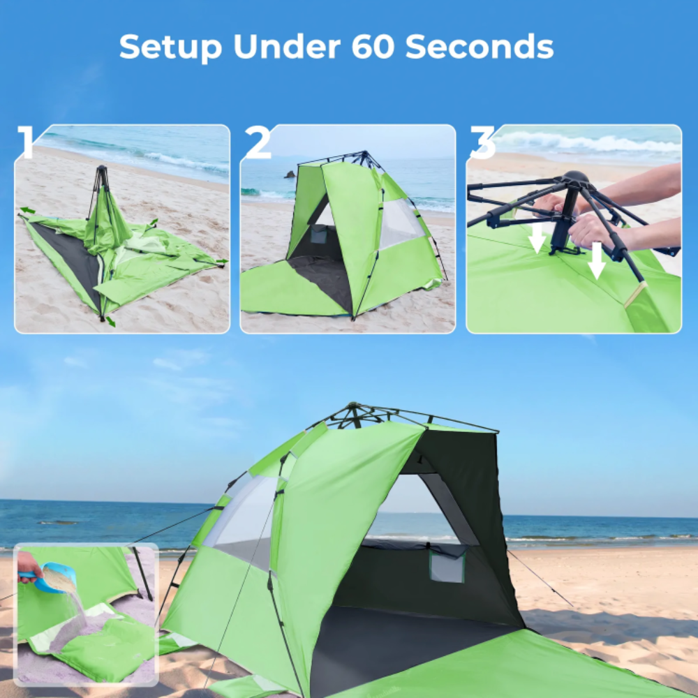 Family Tents | Instant Set-up | 4-6 People