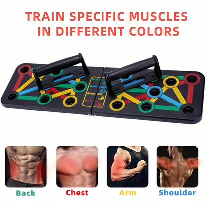 Multi-Function Colour-Coded Push Up Board™