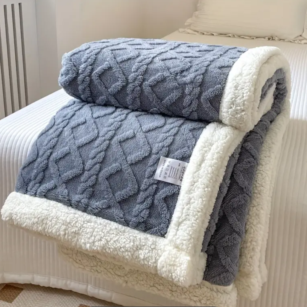 CozyCalm Sherpa Blanket™ | 50% OFF TODAY