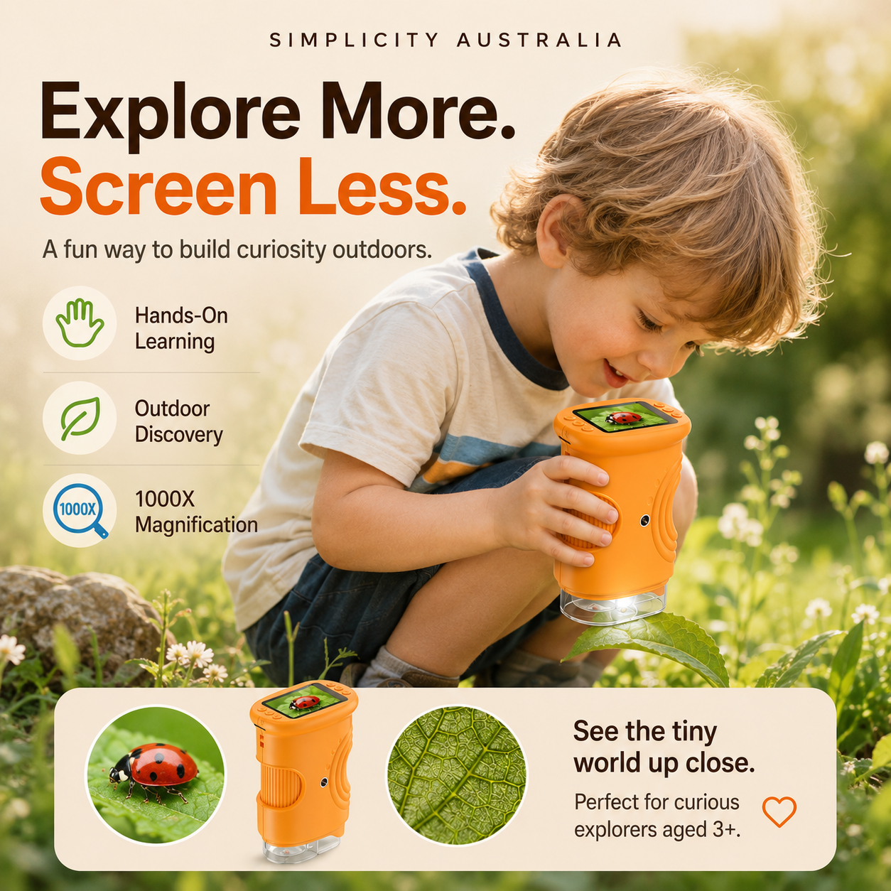LittleDiscover™ Kids Digital Microscope