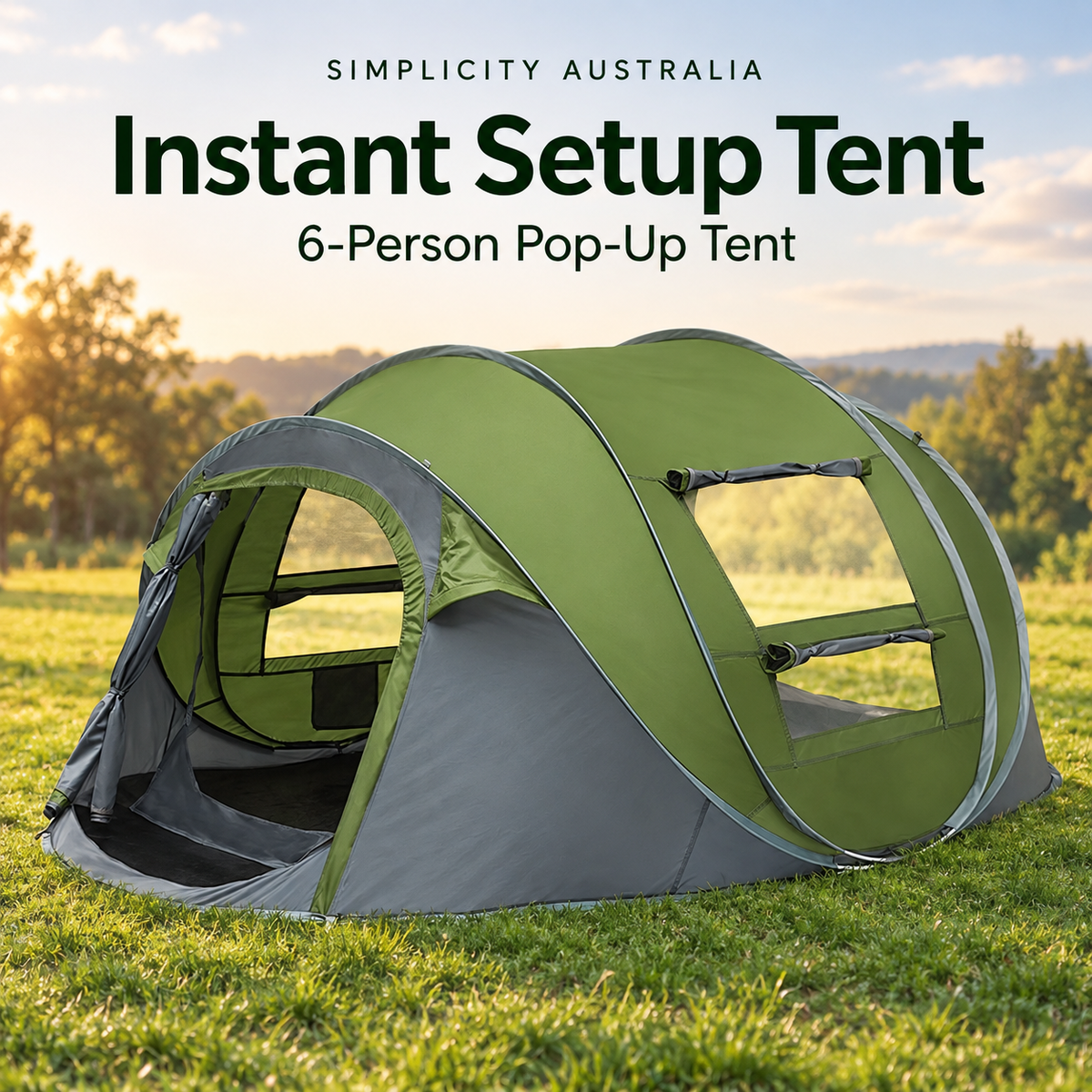 Instant Family Camping Tent | Automatic