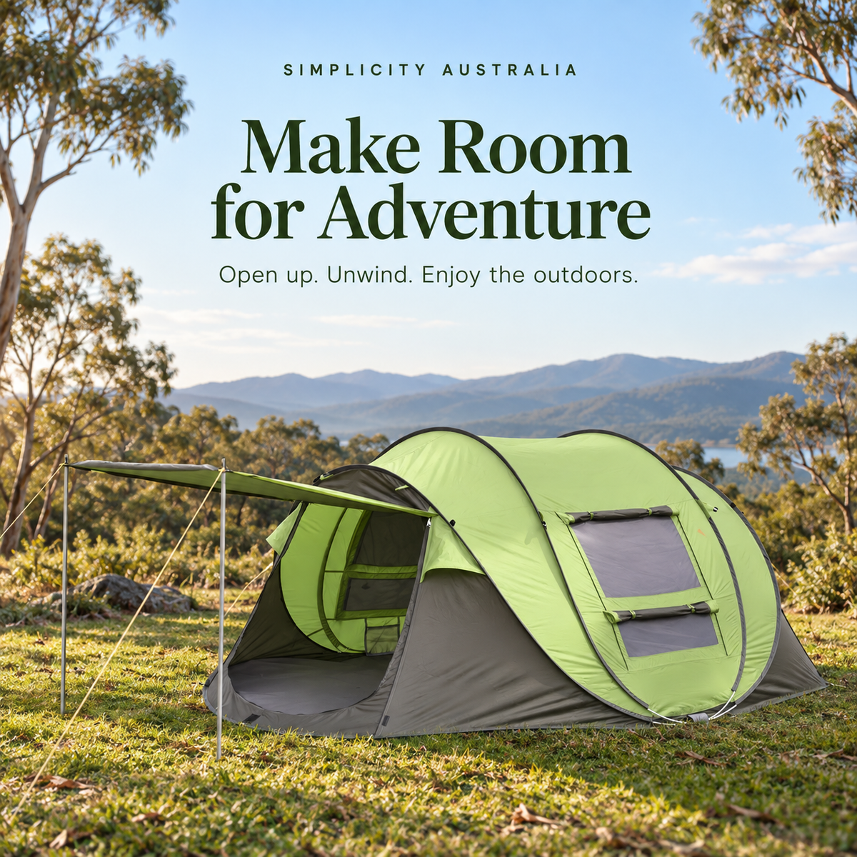 Instant Family Camping Tent | Automatic