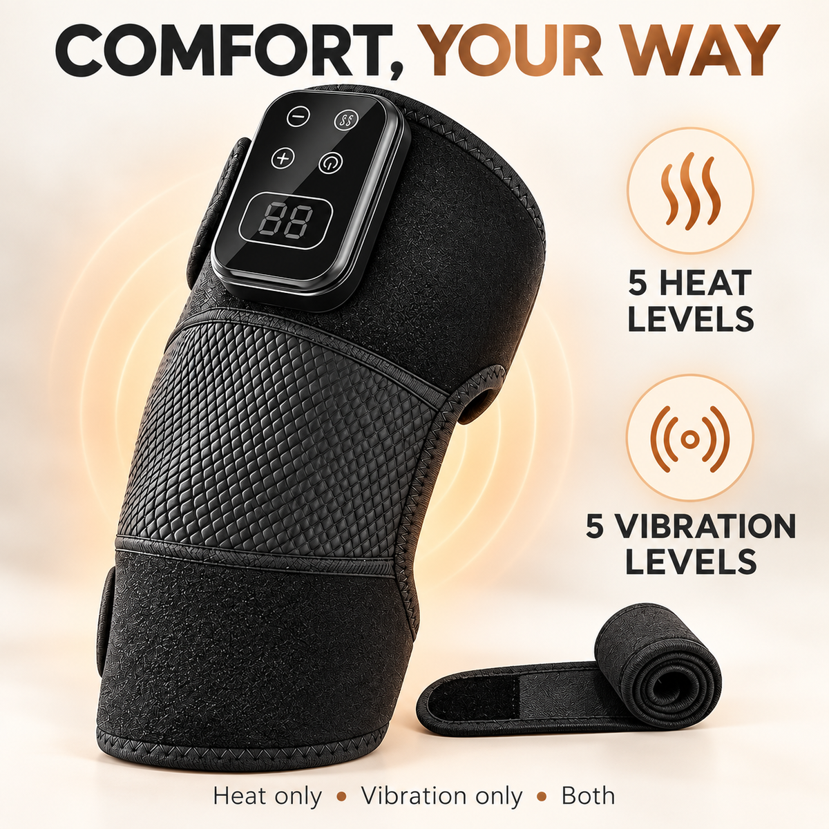 ThermaWrap™ 3-in-1 Cordless Heat &amp; Vibration Wrap