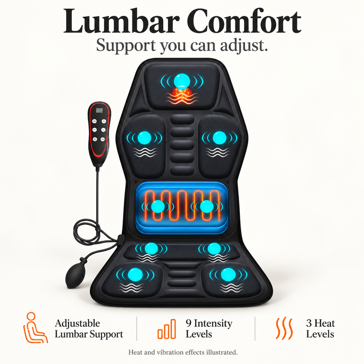WarmEase™ Your Personal Massage Seat