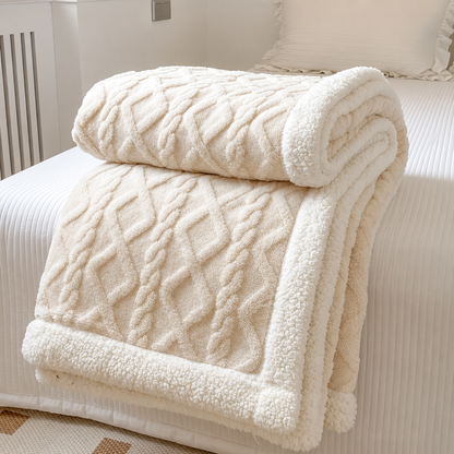 CozyCalm Sherpa Blanket™ Super Soft, Double-Layered &amp; Ultra Warm