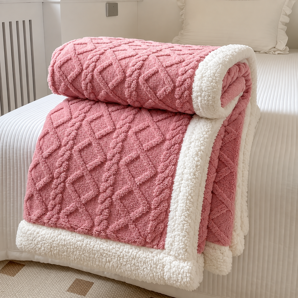 CozyCalm Sherpa Blanket™ Super Soft, Double-Layered &amp; Ultra Warm