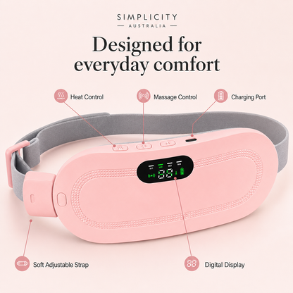 LunaWarm™ Menstrual Comfort Heat &amp; Massage Belt