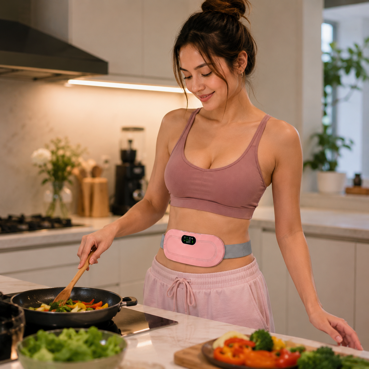 LunaWarm™ Menstrual Comfort Heat &amp; Massage Belt