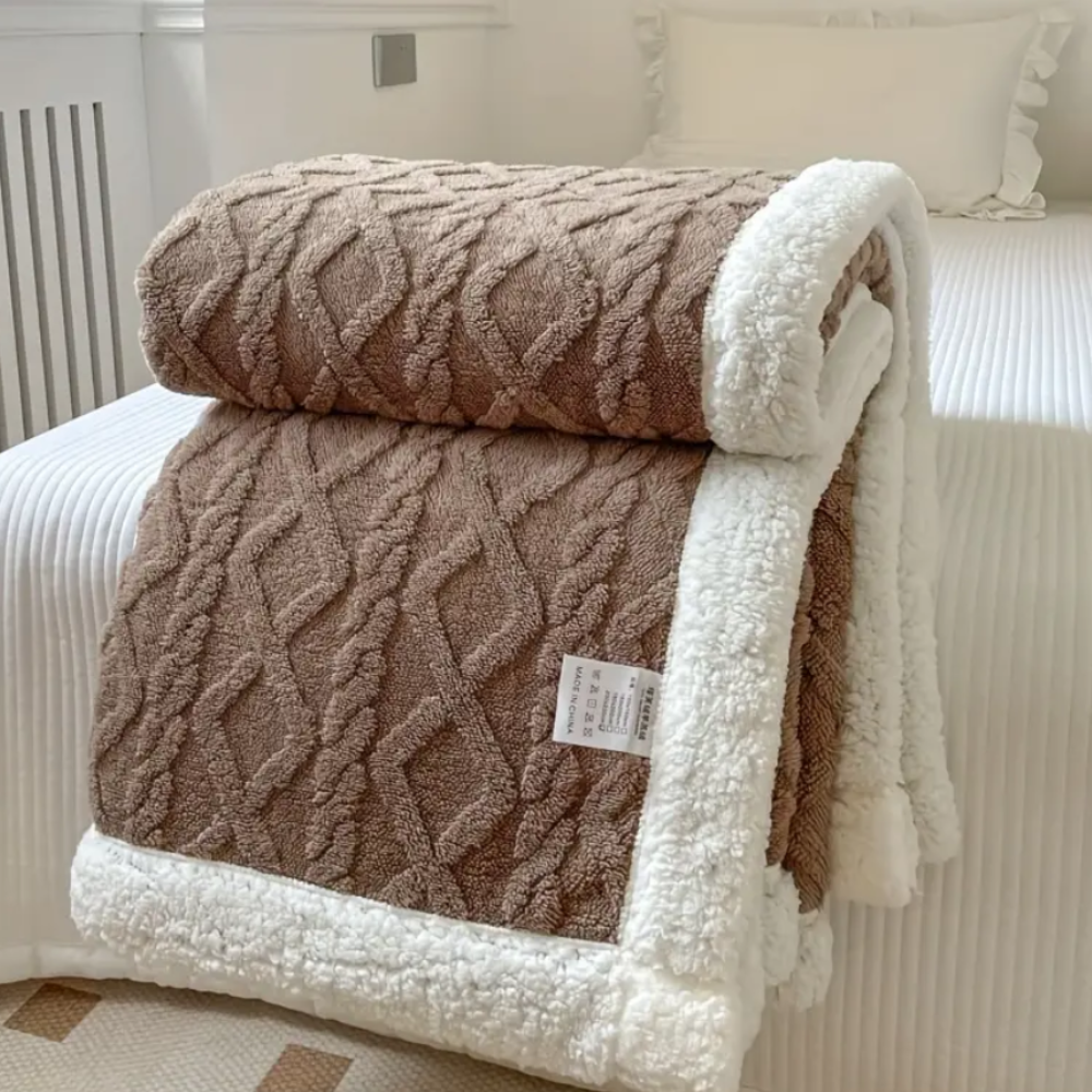 CozyCalm Sherpa Blanket™ | 50% OFF TODAY