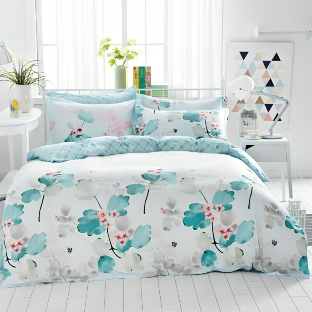 100% Pure Cotton Duvet Cover Set