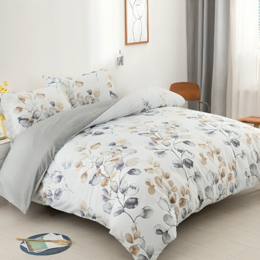 Ultra Soft Printed Quilt Duvet Cover Set