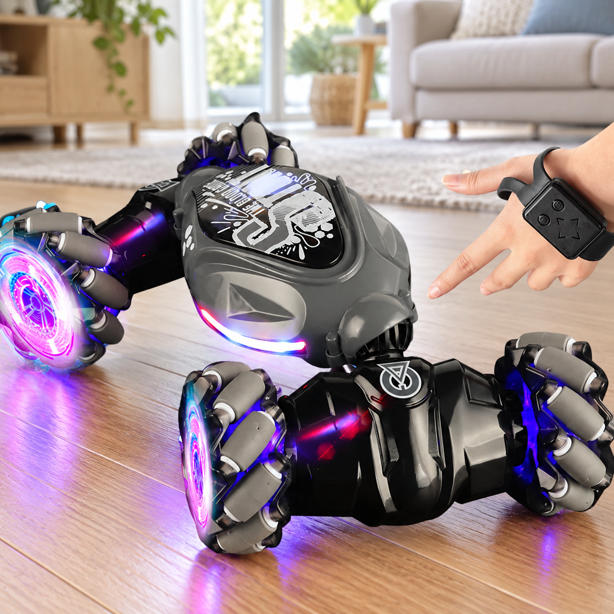 4WD Gesture Control Stunt Car™ | Wristband + Remote