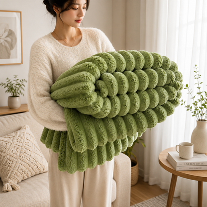 DreamCloud Ribbed Throw