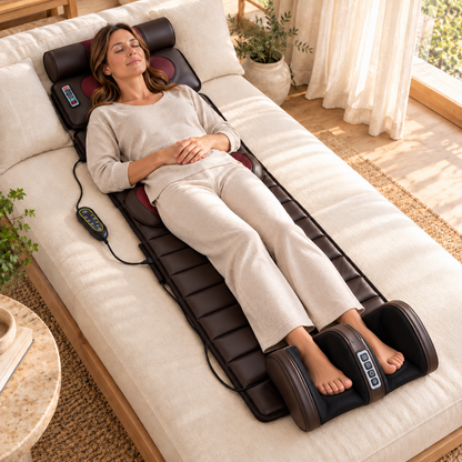 ThermaLuxe™ Full-Body Heat &amp; Massage Mat