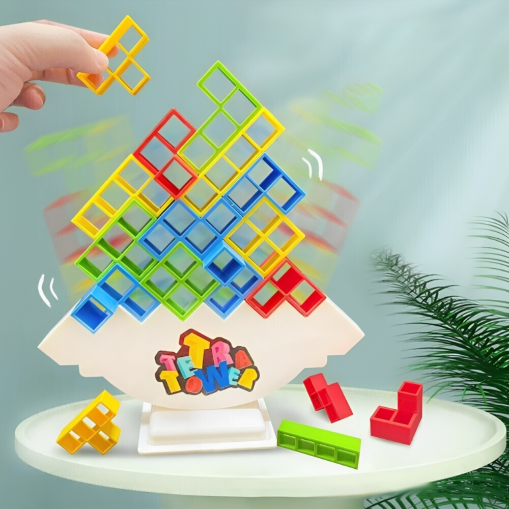 Tetra Tower Balance Game For Kids &amp; Adults