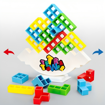 Tetra Tower Balance Game For Kids &amp; Adults