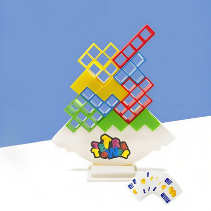 Tetra Tower Balance Game For Kids &amp; Adults