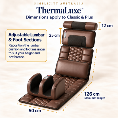 ThermaLuxe™ Full-Body Heat &amp; Massage Mat