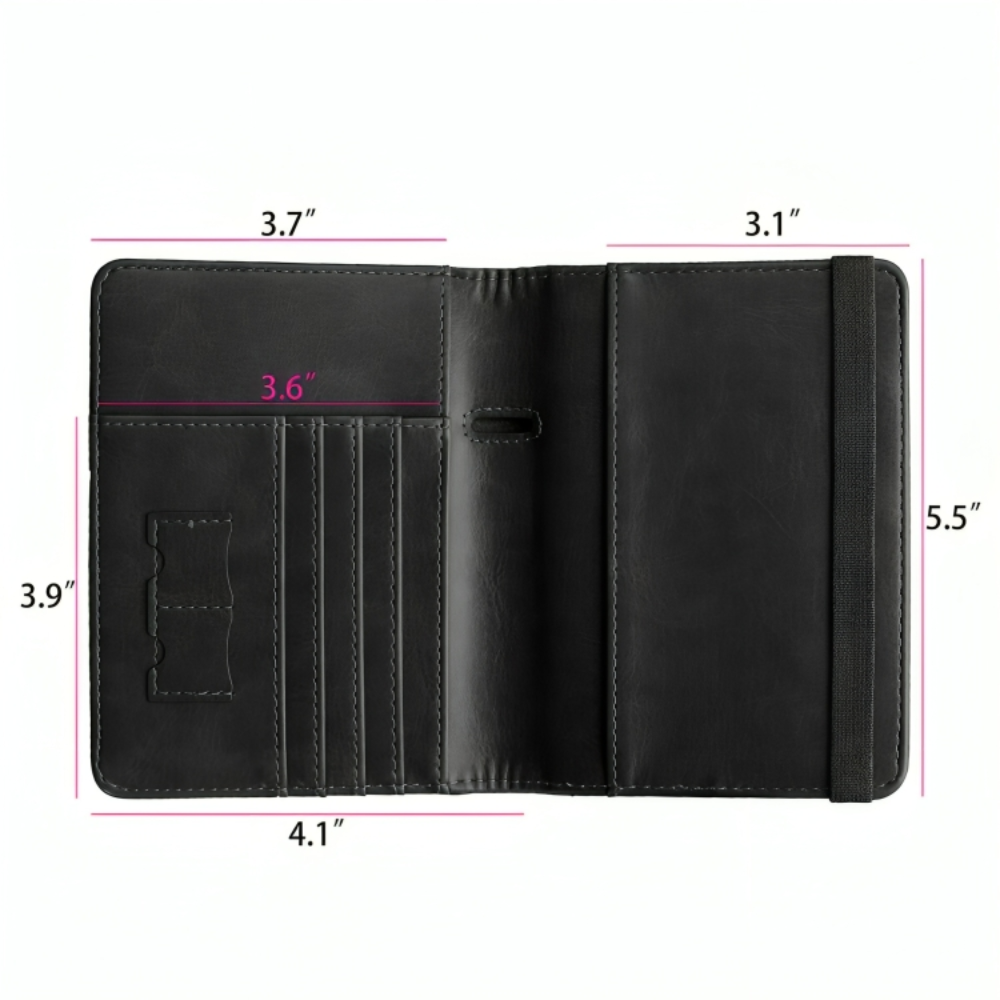 Vegan Leather RFID Travel Wallet