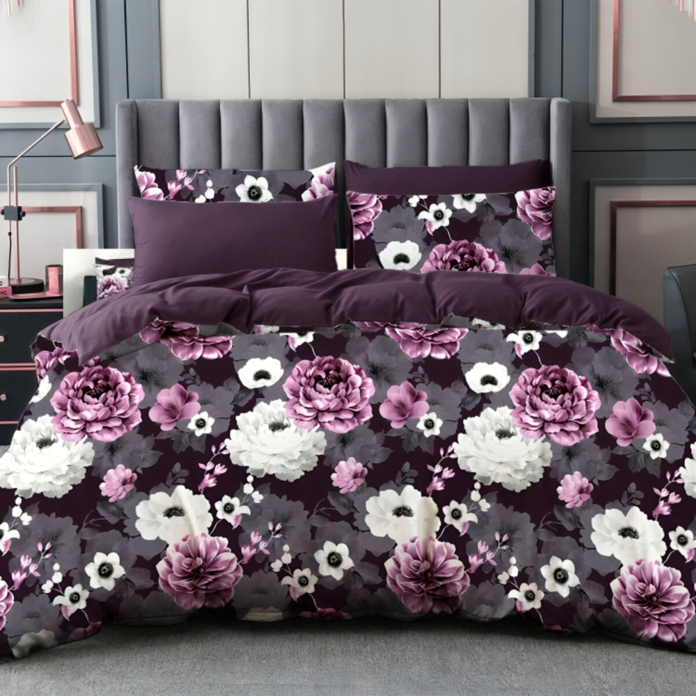 Ultra Soft Printed Quilt Duvet Cover Set