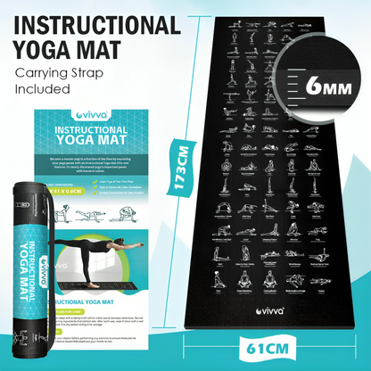 Yoga Instructor Mat | Thick padded