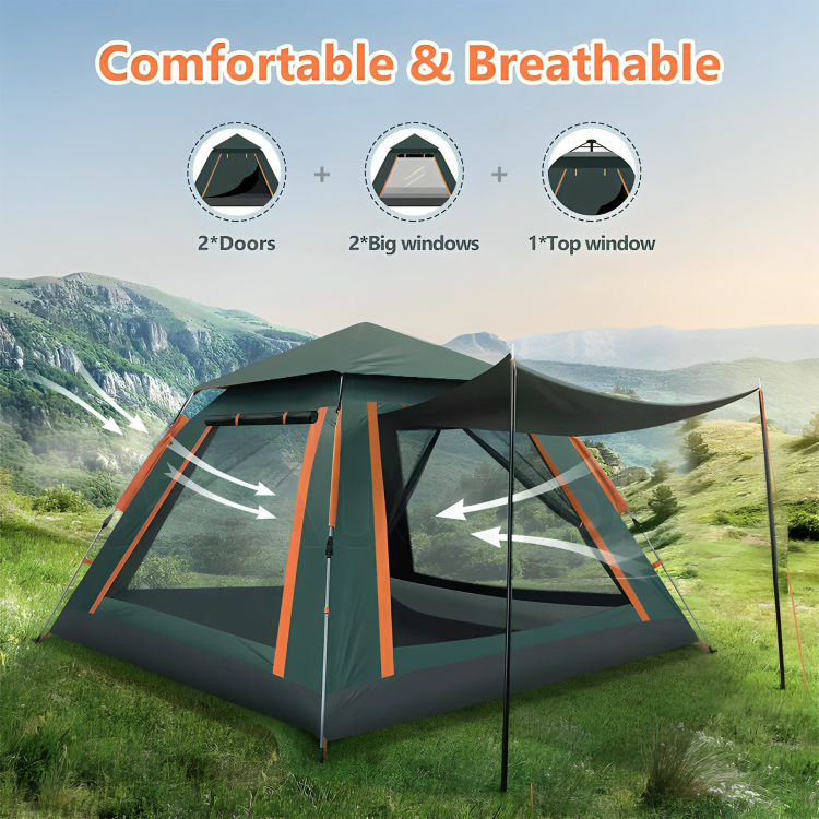 Instant Family Camping Tent | 3-6 Person