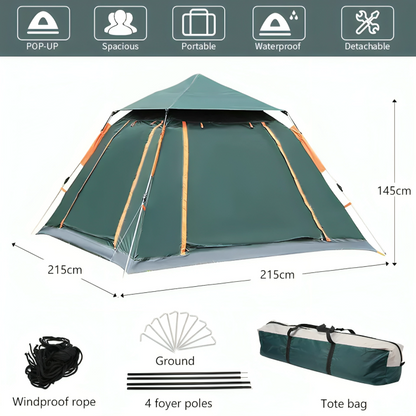 Instant Family Camping Tent | 3-6 Person